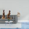 Elegant Cat And Abstract Couple Resin Bookends Unique Decorative Figurines for Office Bookcase