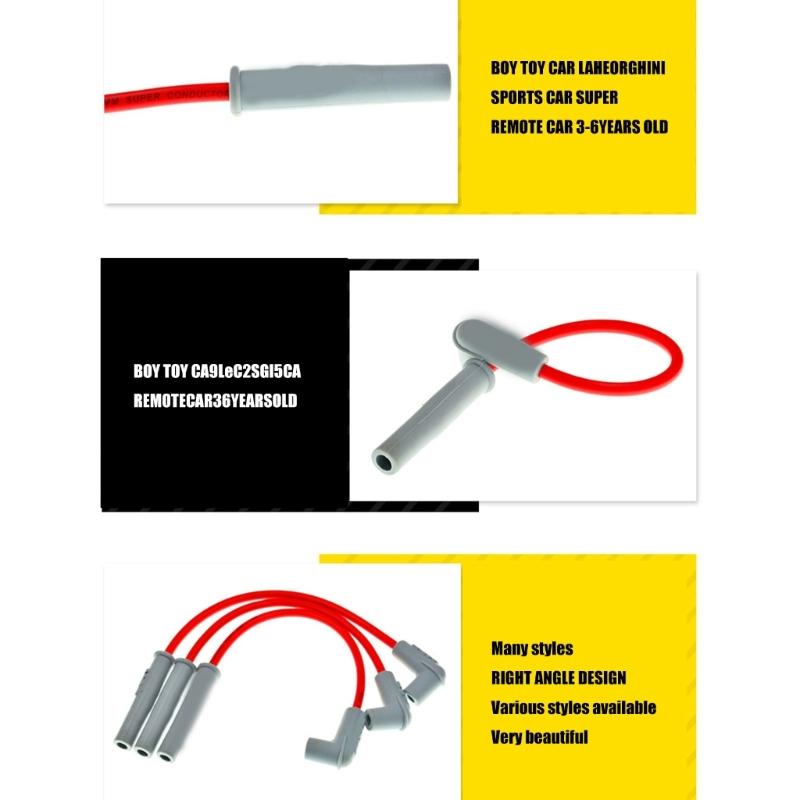 Motorcycle Ignition Cable High Efficiency Ignition Cable 39cm Designes for Best Performances & Reduced Interference