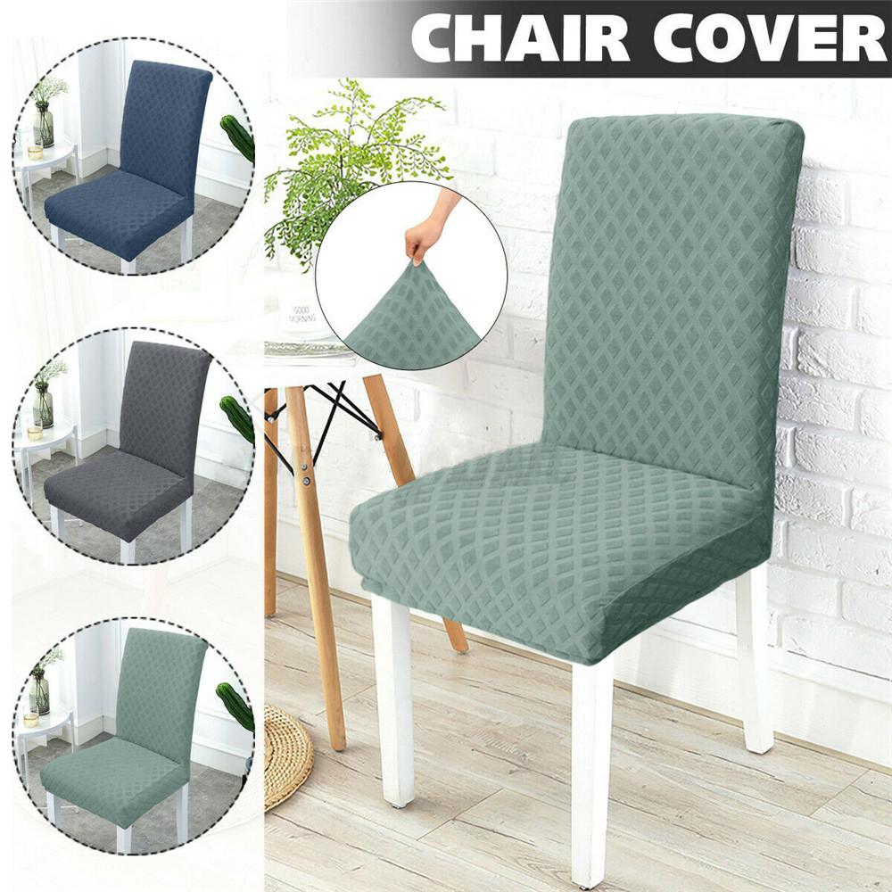 For Banquet Dinning Room Home Decor Spandex Elastic Slipcovers Seat Chair Cover