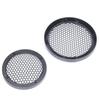 Speaker Cover with Cell Pattern Center, Black Circular Front Guard for Sound Cabinet Repair and Box Project Use