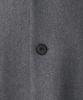 Musinsa Standard Fortex Felt Daddy Shoulder Single Long Coat [Medium Grey]