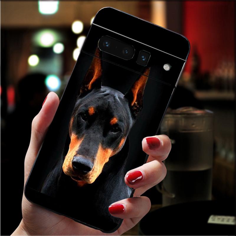 Doberman Dog Animal Phone Case For Google Pixel 10 Pro 9 Pro XL 9A 8 7 6 Pro Pixel 8A 7A 6A Pixel 8 7 6 5