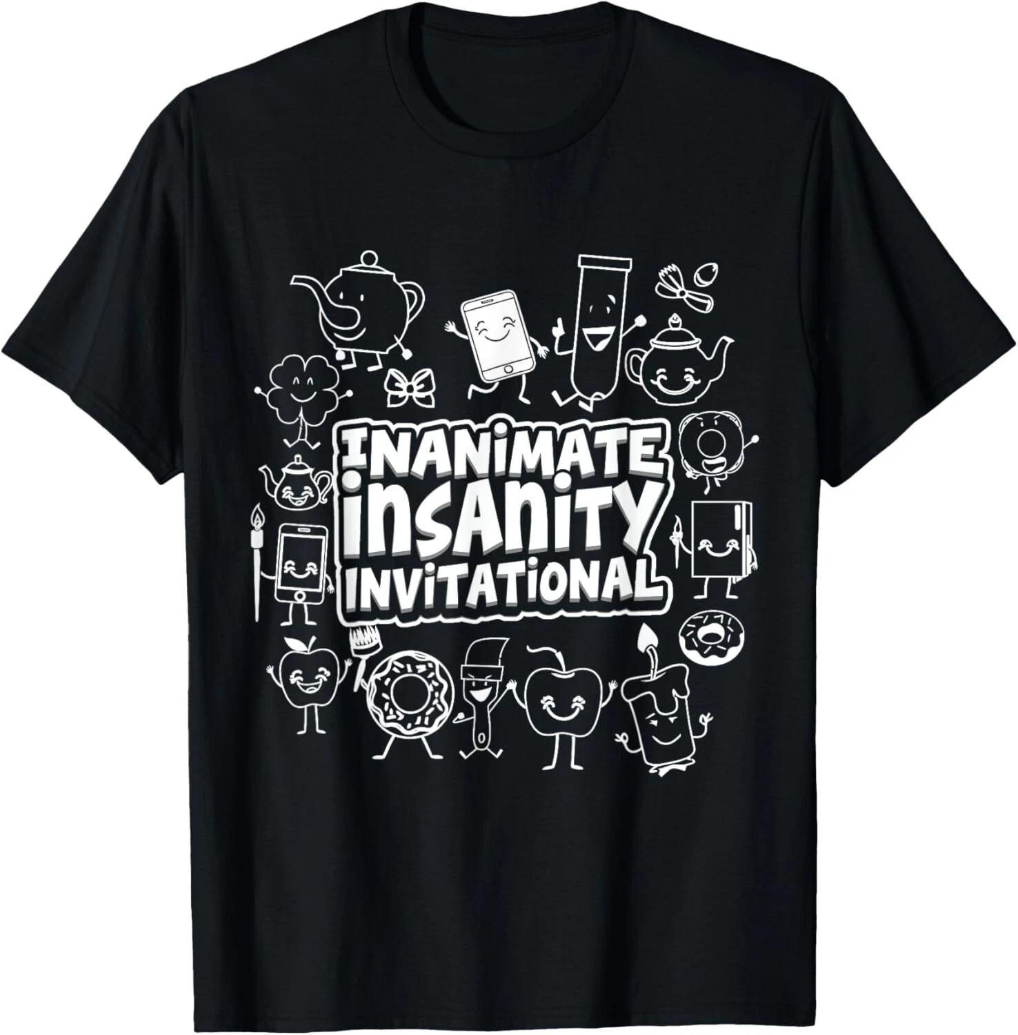 Creator Ink Inanimate Insanity Black And White Funny T- Shirt S