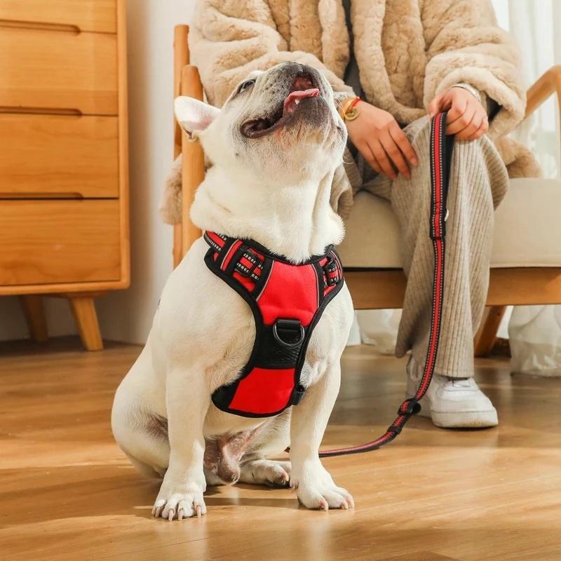S-XL Dog Harness Dog Harness No Pull Breathable Reflective Pet Harness Vest for Small Medium Dog