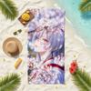 Wuthering Waves Hiyuki Towel Soft Pool Gift For Travel Gym Shower Camping Quick Dry Sports Beach Towels