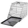 Trapeze Collapsible Dog Pet Travel Box Cage Removable Tray 93 X 58 X 65cm