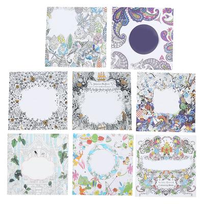 Englische Ausgabe Zauberwald Malen Zeichnen Malbuch für Kinder Kinder Stress abbauen