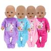 Baby Dolls Clothes 43cm Born Baby Doll Outfit 17inch Reborn Bebe Doll Suits