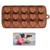 Heart Silicone Chocolate Mold 21x10x1cm Candy Jelly Ice Cube Tray Baking Supplies Original Deals
