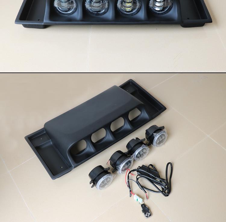 Hummer H2 Hood Mount Lighting: Remote Control Spotlights