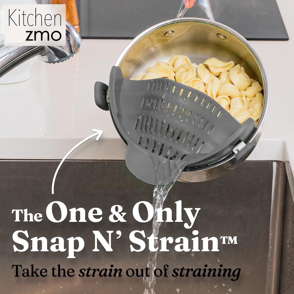 Silicone Kitchen Strainer Clip On Pots and Pans Drain Rack Pasta Noodle Vegetable Fruit Strainer Colander Kitchen Gadgets
