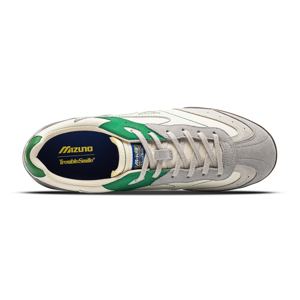 Mizuno LG TT Trouble Smile Collaboration Retro Low-Top Casual Shoes Unisex sneakers White Green D1GH261109