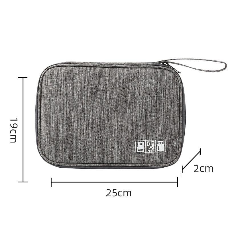 Portable Phone Cable Storage Bag Electronic Accessory Organizer Bag USB OTG Data Cable Charger Plug Travel Waterproof Organizer
