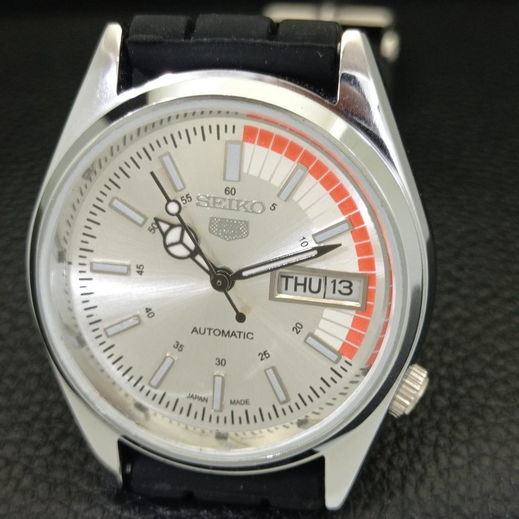 AUTOMATIC VINTAGE REFURBISHED SEIKO 5 6309A JAPAN MENS SILVER WATCH A441099-4 Sk-a441099