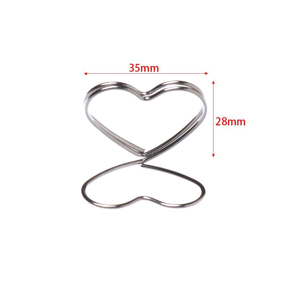 Desktop Decoration Ring Shape Heart Shape Place Card Table Numbers Holder Clamps Stand Photos Clips