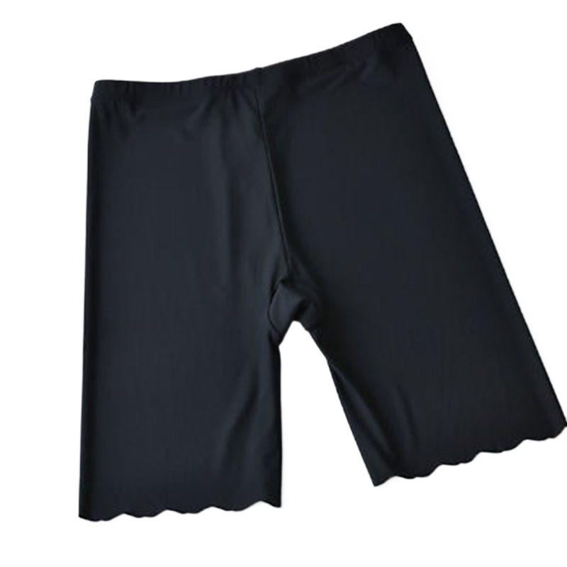 Ice Silk Women's Anti-Chafing Plus Size 2-in-1 Safety Capris