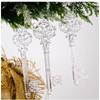 Tree Christmas Decoration Transparent Snowflake Pendant Deer Hanging Pendant