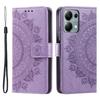 For Xiaomi Redmi Note 13 Pro 4G/Poco M6 Pro 4G Etui Lommebok Lærdeksel Mandala Blomst
