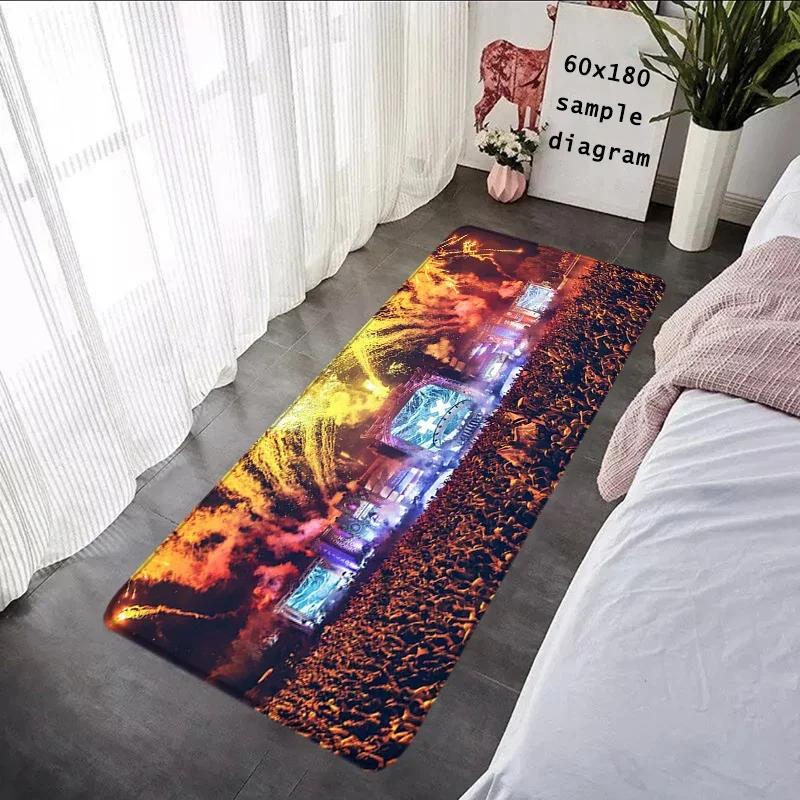 Living Room Inside Rugs Soft Carpet TOMORROWLAND Music Festival Foot Carpets Entrance Doormat Kawaii Rug Floor Mats Non-slip Mat