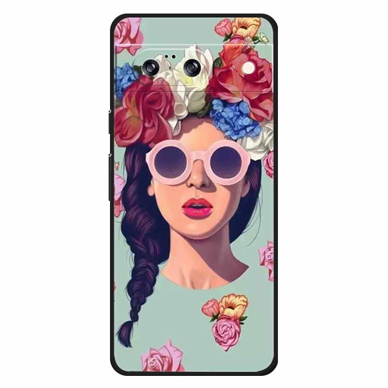 Für Google Pixel 8 / 8pro Hülle Weiches Silikon Löwe Eule Luxuriöse Rückabdeckungen Für Google Pixel 8 Pro Hüllen Pixel8 Cartoon Schalen