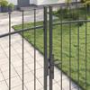 Double Gate WOERDEN 299.5 x 249.5 cm Steel Gray Lockable