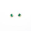 French Retro High-End Diamond Stud Earrings Women'S Design High-End Atmospheric Earrings Simple Light Luxury Earrings