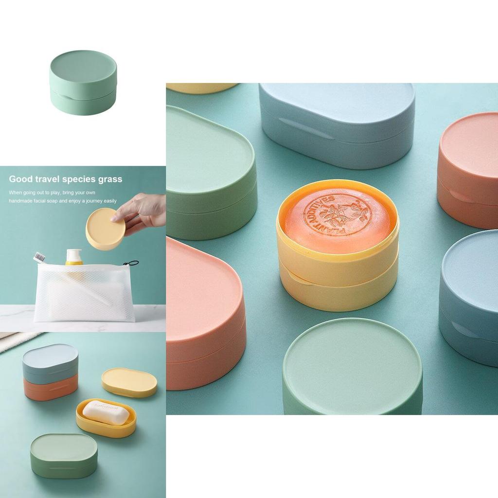 Waterproof Colorful Soap Dish Box Ideal For Travel And Home Bathroom