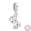 Simple Animal Series Copper Metal Dinosaur Elk Rabbit Trendy Charm Bead Components Bead Components 3mm Do It Yourself High Quality Fine High Quality
