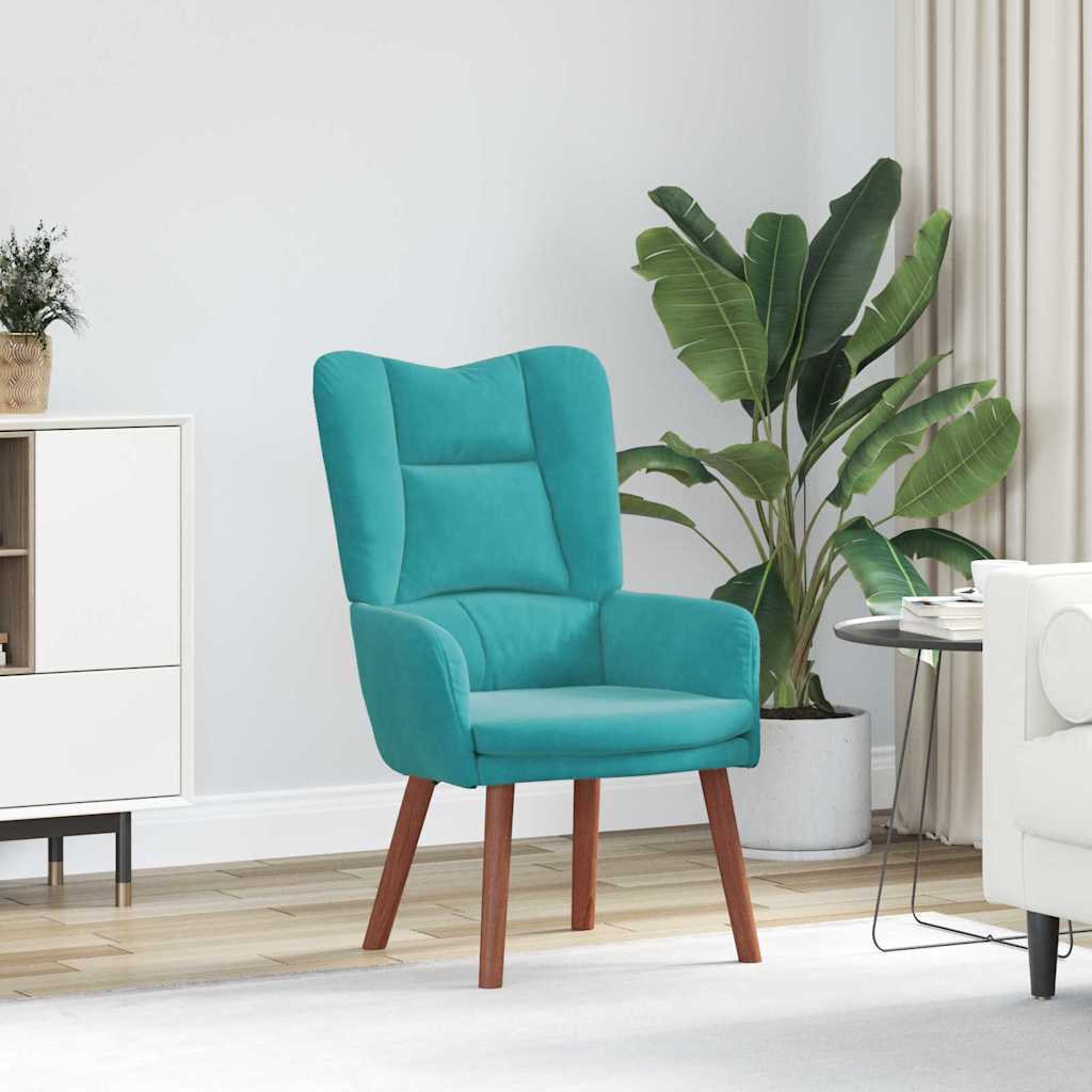 Armchair Turquoise 63 x 67 x 94 cm Velvet