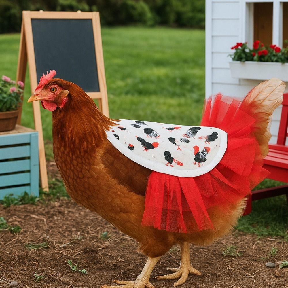 Chicken Saddles Adjustable Hen Apron Waterproof Breathable Chicken Saddle Washable Feather Protector Poultry Farming