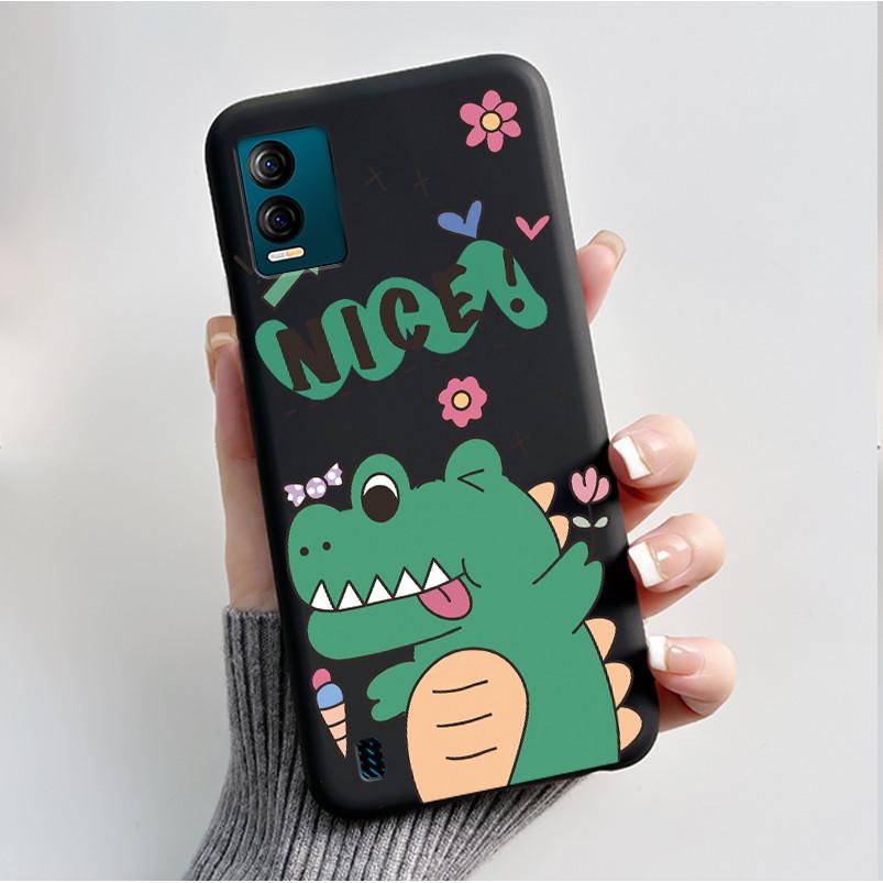 

Printed Phone Case For BLU View Speed 5G (B1550VL) Fundas Capa Soft Silicone Black Shell Cover Cute Flower Cartoon Casing Coque BLU View Speed 5G