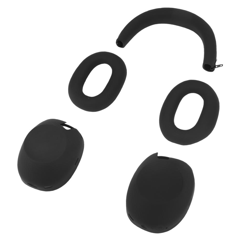 Silicone Case Cover Fit for WH-1000XM6 Wireless Headphones Earpad Covers Headband Cover Protector Washable Soft Headphone Accessories