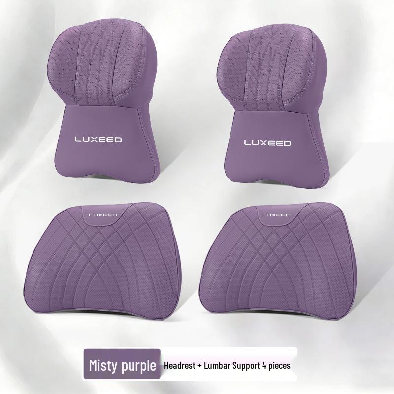 Zhijie V9/R7/S7/RX Universal 4-Season Car Headrest & Lumbar Cushion Set