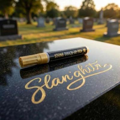 Weerbestendige Grafsteen Marker Pen Waterdichte Inkt voor Grafsteen Schrijven in Elke Omstandigheid
