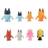 Toys Model 8Pcs/Set Bluey Bingo Anime Figure Snickers Coco PVC Movable Joints Action Figure Dolls Birthday Decoration Gifts Kids