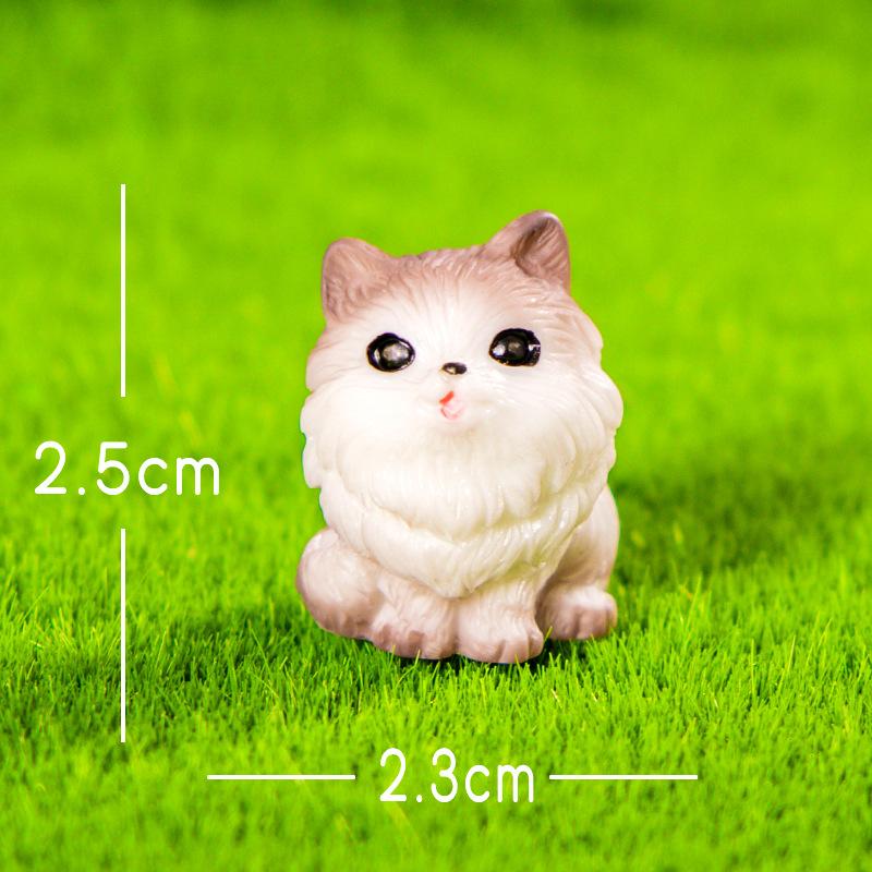 Micro-landscape Ornaments, Simulated Little Cats, Creative Car Home Desktop Resin Craft Decorative Small Ornaments