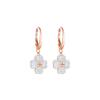 Swarovski Latisha Four Leaf Clover Crystal Earrings Women earrings Rose-Gold 5420249