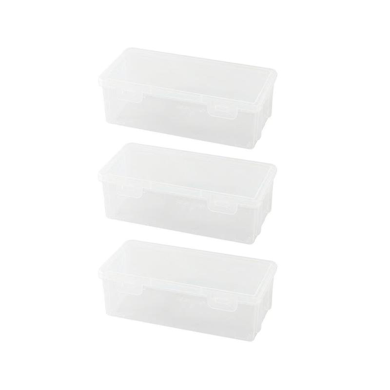 1-10 PCS Pencil Case Large-capacity Transparent Storage Box Colored Lead Children's Drawing Crayon Desktop Storage Box