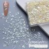 Iridescent Crushed Shell Nail Art Pieces: Ultra-Thin Abalone Gravel Decorations