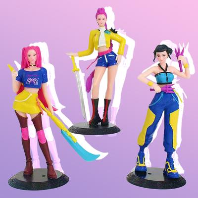 Kpop Dämonenjäger Figur Anime Rumi Charakter Figur Cartoon Anime Figur Modell PVC Schreibtisch Ornamente Figur Geschenk