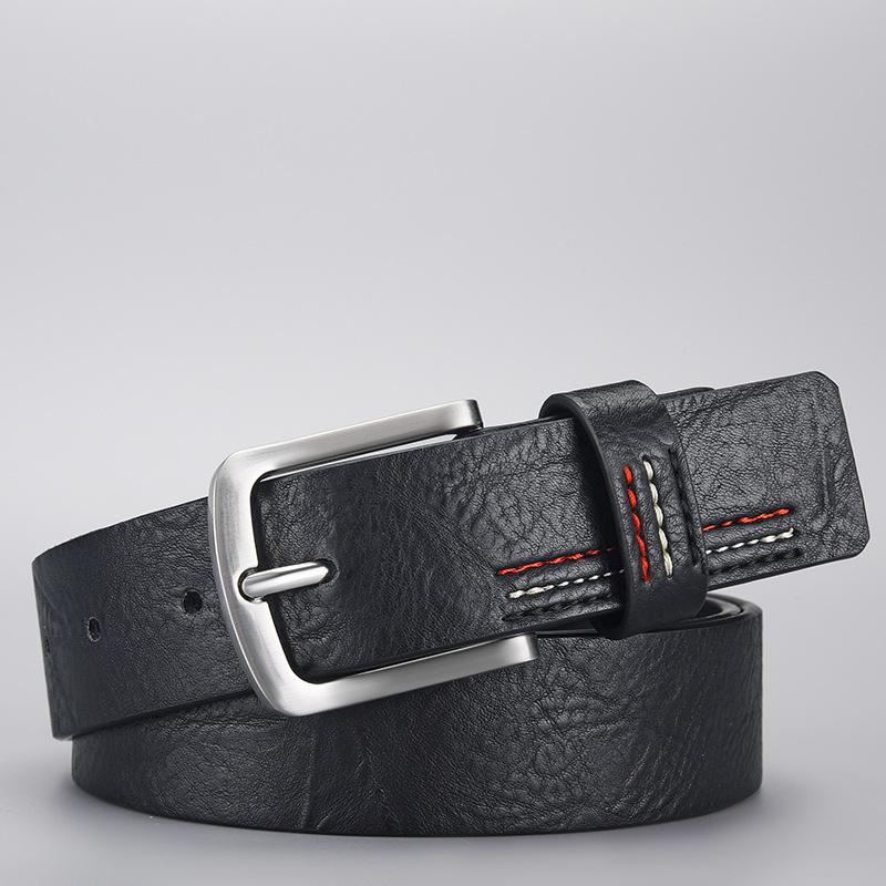 Belt Men'S Trendy Men'S Pu Men'S Belt Retro Casual Belt Men'S Belt Premium Sense