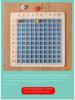 Children's Wooden 99 Multiplication & Addition Board Game: 2-in-1 Educational Toy for Early Math Learning