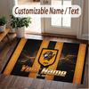 Custom Rug Hull FC Pattern Print Name Text Soft Non‑Slip Floor Carpet for Home Indoor Decoration