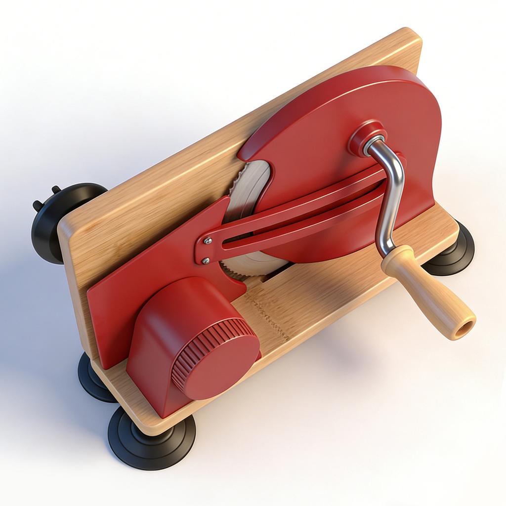 Manual Bread Cutter for Homemade Sourdough Bread Hand Crank Slicing Tool Thickness Evenly Slicing Stainless Steel