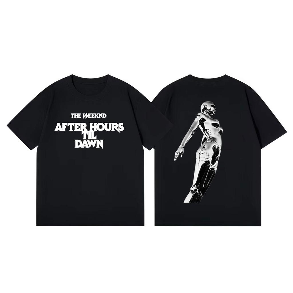 The Weeknd After Hours Til Dawn Tour 2026 Graphic T Shirts Harajuku Hip Hop Short Sleeve Tshirt Unisex Fashion Casual Tshirts