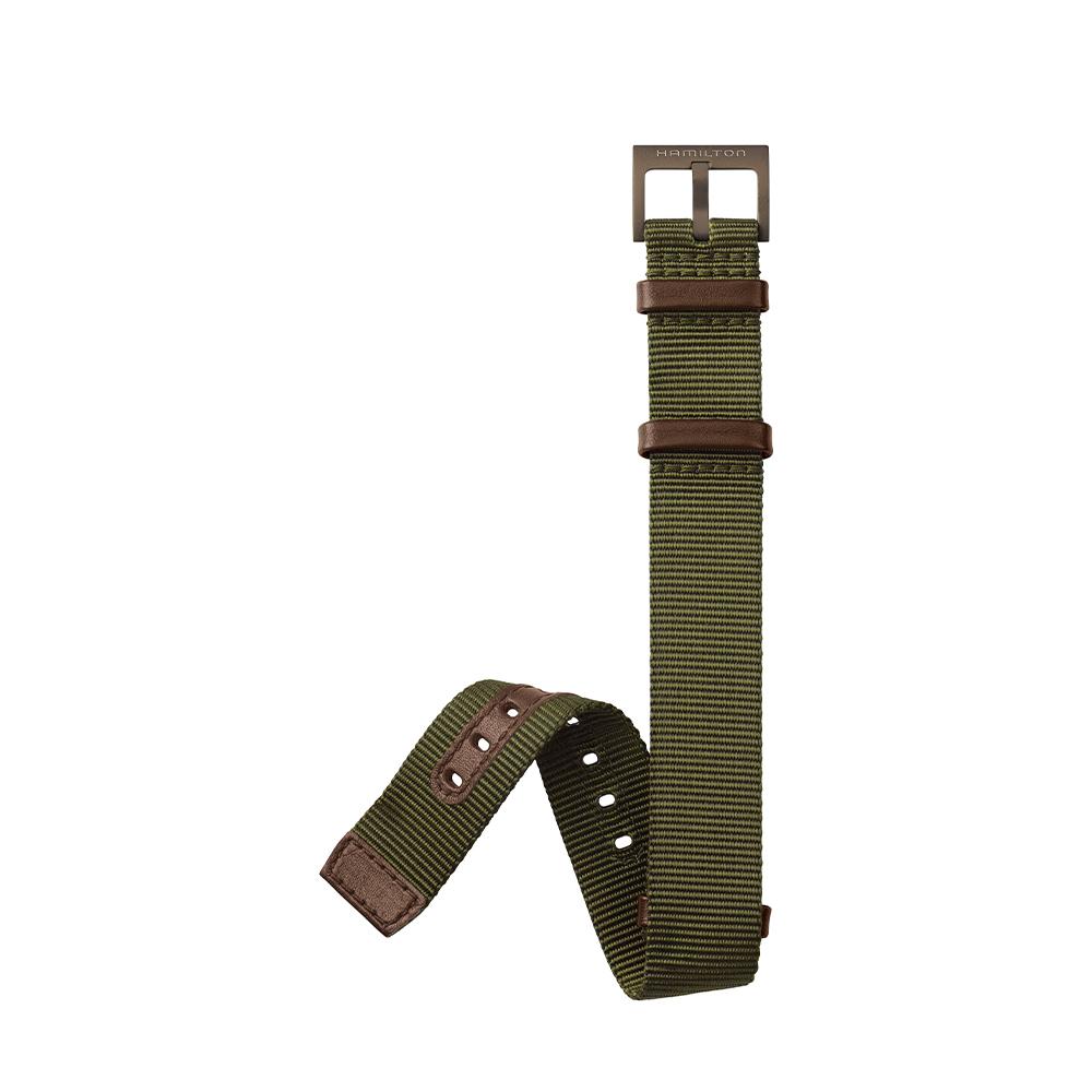 [Hamilton] Green Nato Strap 20mm H6006941041