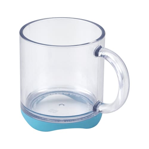 LEC Stain-Resistant Clear Cup (Blue), 240ml, BB-503