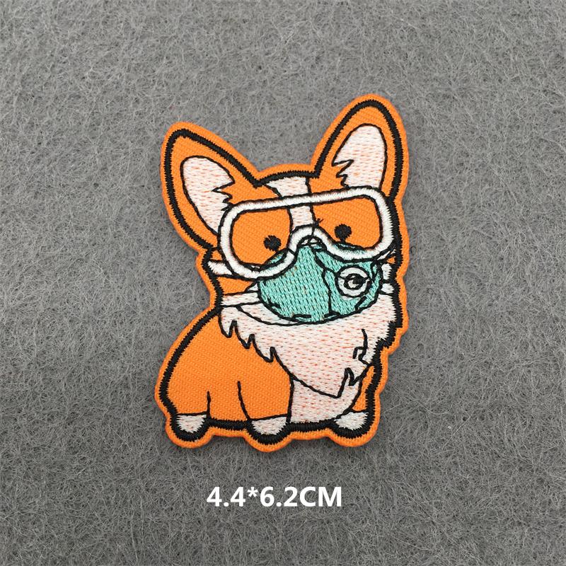 Punk Bestickte Aufnäher Für Kleidung Aufbügelbare Patches Applikationen Diy Anime Kleidung Thermoklebende Aufkleber