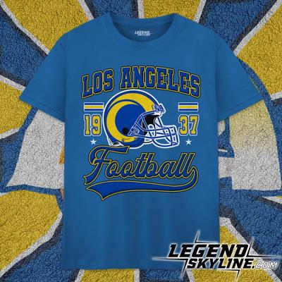 Los Angeles Football Vintage Unisex Retro Style Shirt und Kinder-T-Shirt, Geschenk für Los Angeles Fans