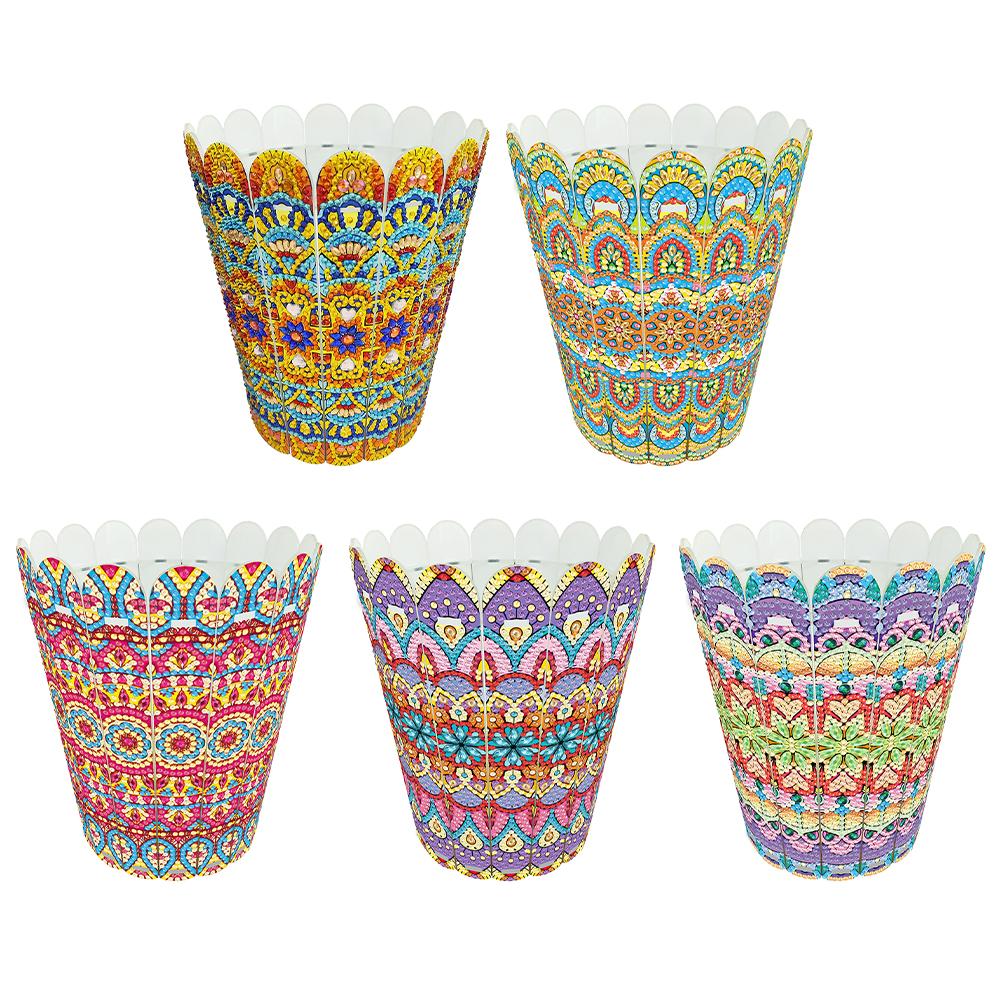 Diamond Painting Vase Aesthetic Rhinestones Desktop Ornaments Desktop Diamond Art Flower Arrangement Vase for Home Office Decor